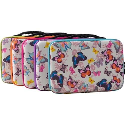 2020 Diamond Painting Accessories 60 Bottles Container Storage Bag Box Tools Carry Case Diamond Embroidery 5D Butterfly Handbag