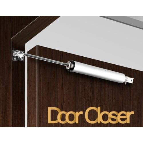 Automatic Hydraulic Buffer Door Closers Device Adjustable Buffer Force Load Up To 35kg Stop At Any Position Within 100 Degrees