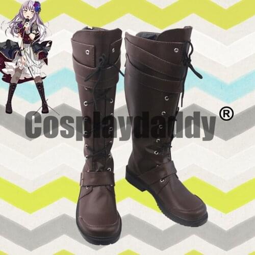 BanG Dream! 7th LIVE Roselia Hitze Minato Yukina Hikawa Sayo Imai Lisa Udagawa Ako Shirokane Rinko Cosplay Shoes Boots S008