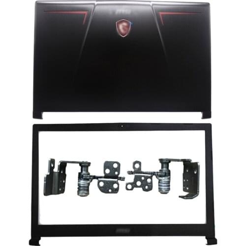 Black New For MSI GP73 GP73M MS-17P1 Series Laptop 17.3" inch LCD Back Cover/Front Bezel/Hinges/Hinge Cover