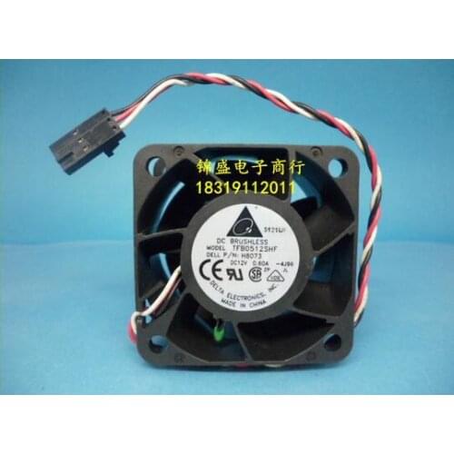 DELTA TFB0512SHF 50*50*32mm DC 12V 0.60A 3-wire belt speed temperature control fan