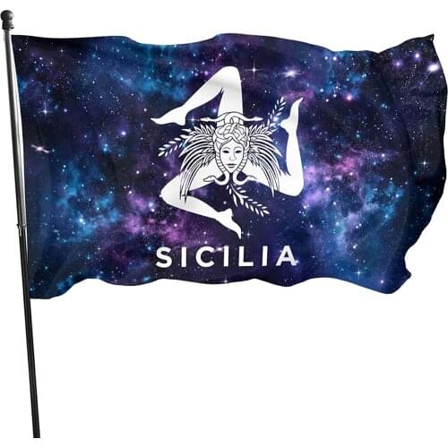 Trinacria Flags 3x5 Outdoor Funny Decorative Summer Garden Flags Home Decor for Outside
