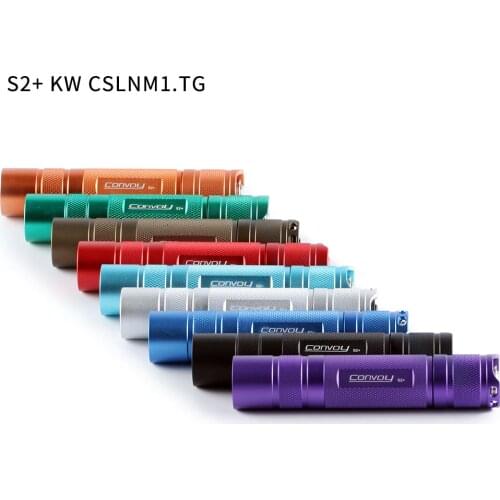 Convoy S2+ with KW CSLNM1.TG, 18650 flashlight ,torch