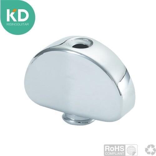 Chrome guitar tuning peg button Zinc metal material good replacement for plastic button