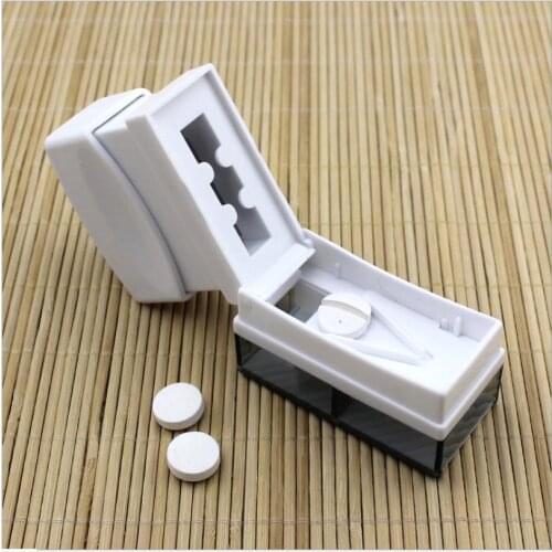 Pill Cutter Box Portable Convenient Drug Box Tablet Cutter Splitter Medicine Pill Holder Pill Cutter box pillendoosje WS1204