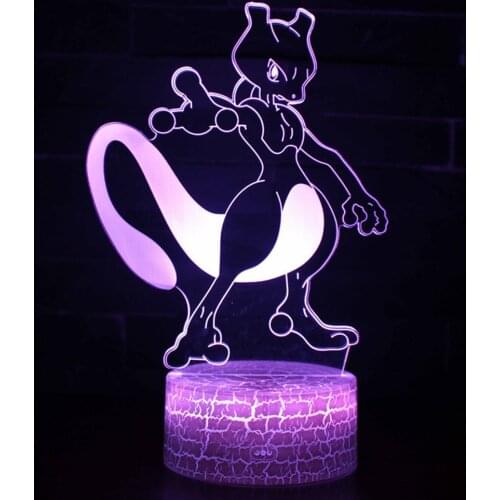 Creative Colorful Touch Desk Lamp Series With 3D Night Light Remote Controller Kids Christmas And New Year Gifts LED