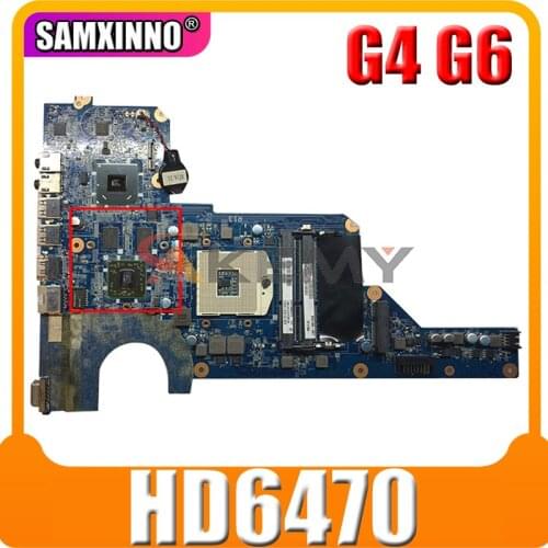 Akemy 636375-001 650199-001 DA0R13MB6E0 Laptop Motherboard For HP Pavilion G4 G6 G7 MAIN BOARD HM65 HD6470 GPU Test Ok Fast Ship