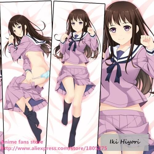 Cute Japanese Anime Noragami Iki Hiyori Pillowcase Pillow Case Cover decorative Hugging Body Bedding