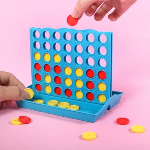 Mini Board Game Line Up 4 Montessori MasterToy For Children Family Party Board Game,Traveling Desktop Game Educational Toys