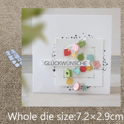 New Design Craft Metal Cutting Die die cuts 8pcs ornament decoration scrapbook Album Paper Card Craft Embossing die cuts