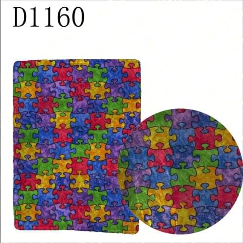 10pcs PVC 9.5*12.5cm printed Transparent Shaker Pocket Patterned Sealed Plastic pouch to DIY shaker bow D1160