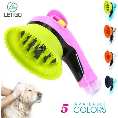 Pet Sprayer Pet Combing Massage Shower Sprayer Wash Grooming Bathing Massage Brush Handheld Shower For Dogs Cats