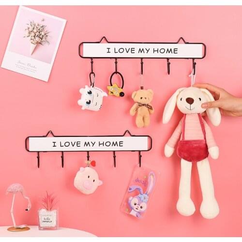 Modern Minimalist Wall-Mounted Shelf Wooden Hooks Hat Coat Storage Organizer Home Decoration Key Holders Household Furnishings
