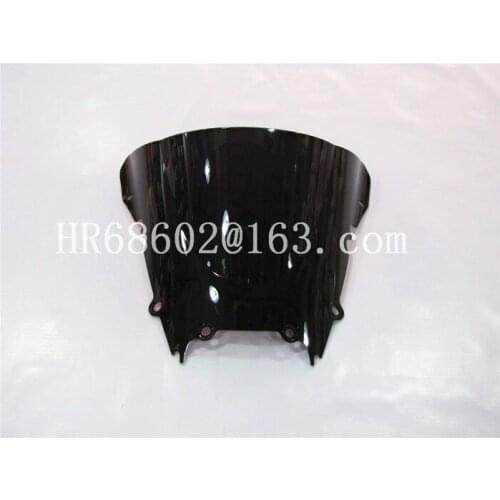 For Yamaha YZF600 R6 1998 1999 2000 2001 2002 black Windshield WindScreen Double Bubble yzf 600 r6 98 99 00 01 02 CC YZF