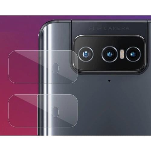 Tempered Glass For Asus ROG Phone 3 ZS661KS / Strix Camera Lens Protection Film + Front Screen protector Guard
