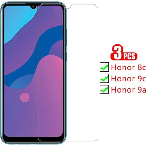 Protective tempered glass for huawei honor 9a 9c 8c screen protector on honer onor 8 9 c a a9 c9 c8 honor8c honor9a honor9c film