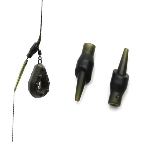 15pcs Carp Fishing Beads Run Rig Rubber for Carp Leader Line Chod Hair Rigs Ronnie Rigs Accessories Tackle