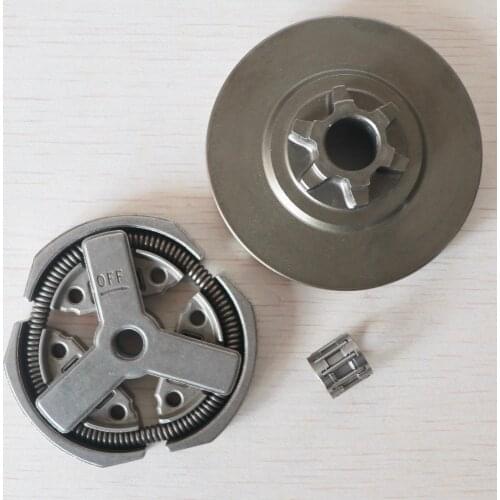 3/8 Clutch Drum & Clutch & needle bearing Fit for Chinese chainsaw 3800
