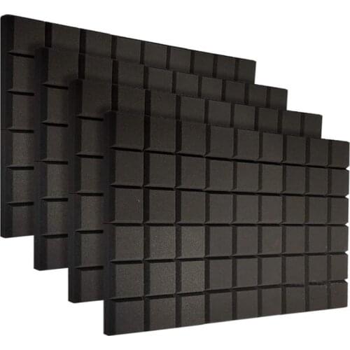 24 Pcs Acoustic Foam Panels,Sound Insulation Foam,Acoustic Panel Wedges,Sound Insulation,9 Square Design,5X 30X 30cm