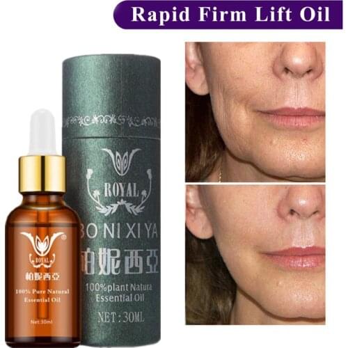 Anti-Aging Face Essential Oil Rapid Firming Lifting Face Essence Remove Wrinkles Facial Skin Care Create V-shape Face