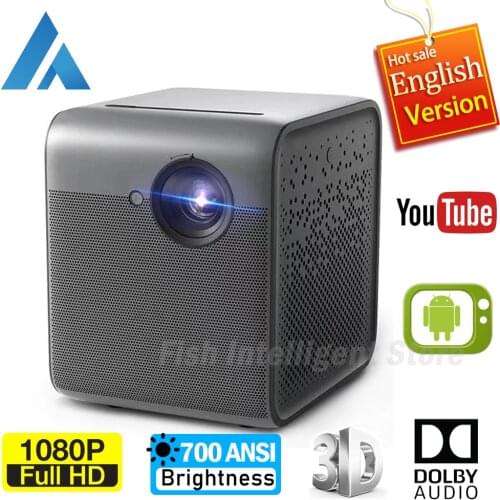Fengmi Smart Lite DLP Mini Portable Projector 1080P Full HD 700 ANSI lumens MIUI TV LED Wifi Android Dolby Audio 3D Beamer