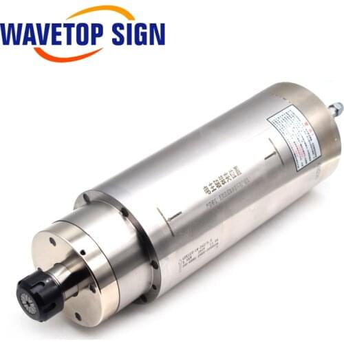 GDK120-18-24Z-5.5 CNC Water Cooled Spindle Motor Metal Milling 5.5kw 220V 19A 380V 11A ER25 for CNC Router Metal Milling Tools