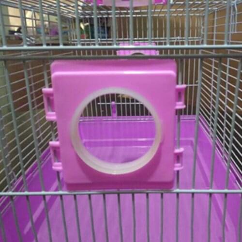 Small Hamster Cage Fittings External Pipe Mouth Baffle Hamsters Toy Cages Tunnel Port Outside Plate For Hamsters Squirrels