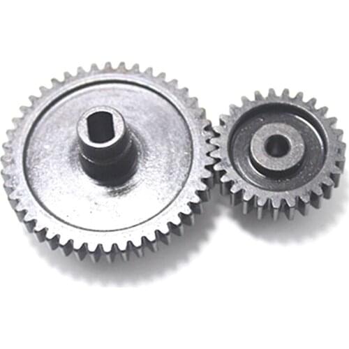 Upgrade Metal Reduction Gear + Motor Gear for Wltoys 144001 1/14 RC Car Parts