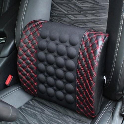 Cushion Car Seat Back Support Electric Massage Waist Car Office Seat Support Health Care Lumbar Cushion Car