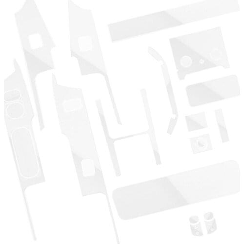 Clear Car Inside Central Control Protective Decal Cover Left Hand Drive Only Fit for Land Rover Range Rover Velar 2017 2018 2019