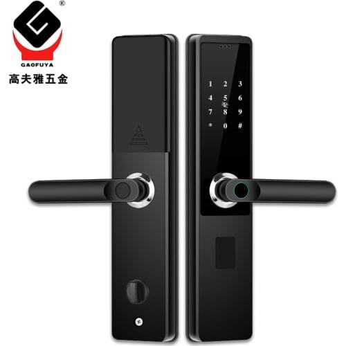 Smart Door Lock Fingerprint Biometric Lock Electronic Password Home Security Touch Screen Digital Lock Smart Lock