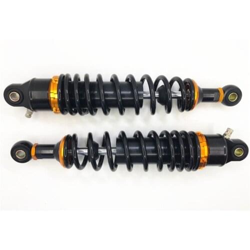 300mm 305mm 310mm Universal Shock Absorbers for Honda Yamaha Suzuki Kawasaki Dirt bikes kart ATV Bikes and Quad Black+Gold