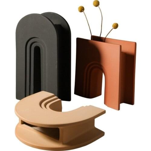 Home Vase Ceramic Entrance Desktop Ornaments Vases for Flowers Flower Pots Decorative Nordic Decoration Home Ceramic Vase