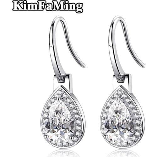 Trendy Long Hanging Drop Earrings in Sterling Silver Jewelry for Lady Birthday Gift Party Wear LSE045