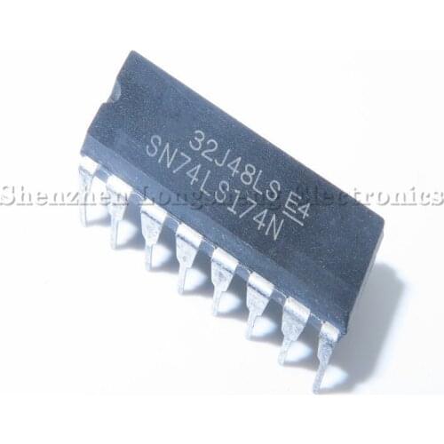 10PCS/LOT NEW SN74LS174N 74LS174 DIP-16 Logic-Trigger Master Reset