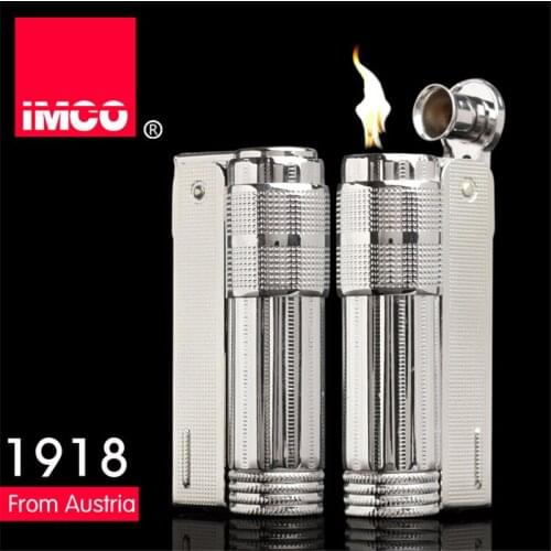 2020 Original IMCO Metal Retro Kerosene Windproof Lighter Genuine Stainless Steel Gasoline Cigarette Lighter Gadgets For Men