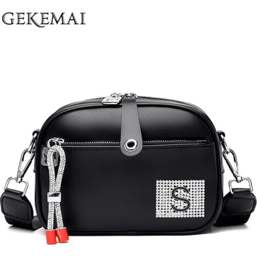 2021 New Diamond Design Ladies Shoulder Bag Solid Color Designer High Quality PU Leather Women Messenger Bags Bolsos De Mujer