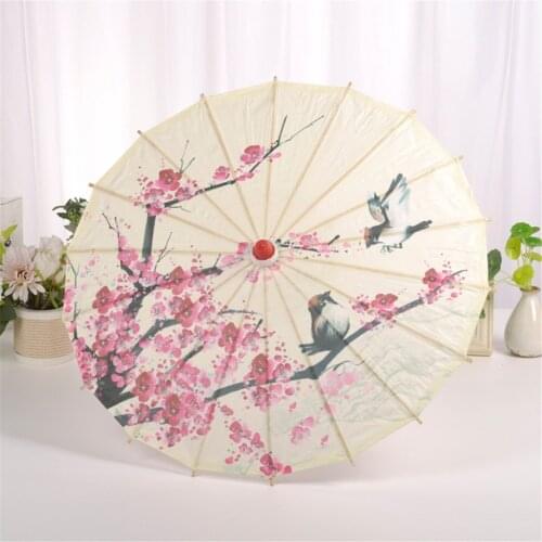2021 new Art Umbrella Chinese Silk Cloth Umbrella Classic Style Decorative Umbrella Oil Paper Painted Parasol