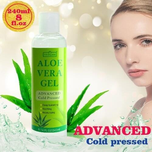 240ml Aloe Vera Gel 99% Pure Plant Cream For Face Soothing Hair Repairing Acne Treatment Moisturizing Korea Cosmetics
