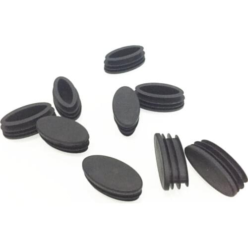 4 PcsTable and Chair Foot Cover Furniture Plastic Foot Pad Inner Head Olive Elliptical Tube Plug Tube Insert End Chair Leg Feet