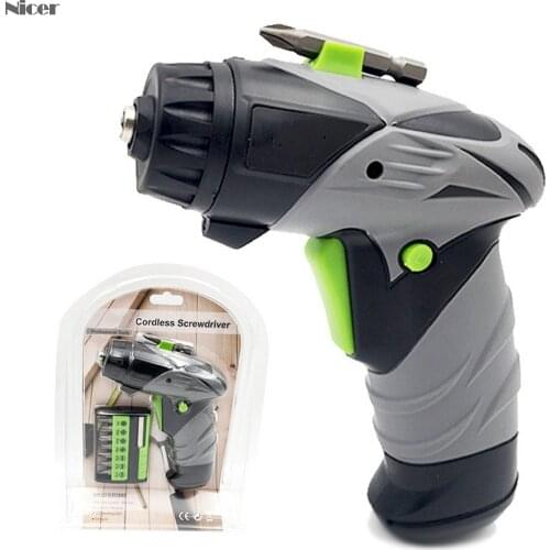 3.6V Cordless Electric Screwdriver Rechargeable screw driver electric Household Multifunction Drill/Driver Power Tools LED Light