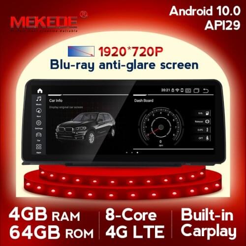 12.3"Blu-ray screen Android 10.0 Car multimedia Player for BMW F30 F20 F31 F22 F21 F32 F33 F36 Original NBT Wireless carplay