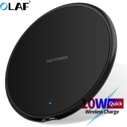 Wireless Charger 10W Quick Charge For iphone 8 Plus X XR Wireless Charging Adapter For Samsung S8 S9 Fast Qi Wireless Charger