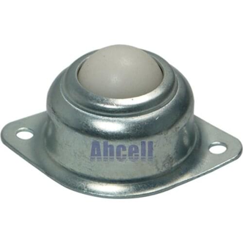 CY-18A Plastic ball with Steel housing Ball transfer unit 15kgs loading capacity 2 holes stud fix ball bearing roller caster