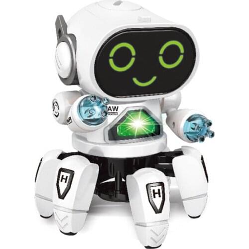 Electric Dancing Robots for Kids Toy Rock Light Music Early Education Walking Hot Seller Toys Boys Girls Babys Toddlers