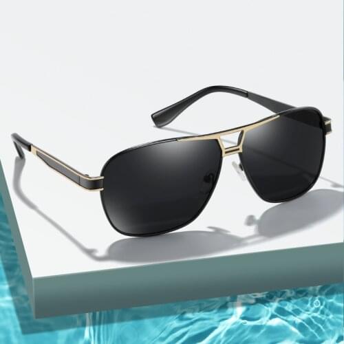 Brand Design Classic Men Polarized Sunglasses Vintage Men Metal Coating Driving Sun glasses UV400 Shades Eyewear Oculos de sol