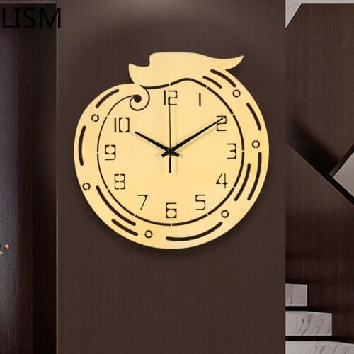 Living Room Modern Design Art Home Decor Nordic Clock Pure Copper Decorative Wall Clock Mute Antiguedades Decorativas Horloge