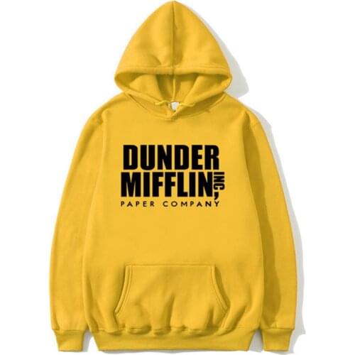 JXGXSX 2020 Mens and Womens Sweatshirt Warm Hoodie Dunder Mifflin Paper Inc Hoodie Unisex Sweatshirt Moletom Feminino Pullover