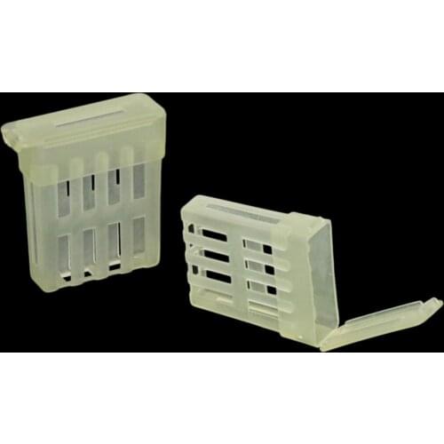 100 Pcs Green Plastic Thin King Of Prison Cage King Queen Cage In Patent No Fat Spleen Beekeeping Appliances