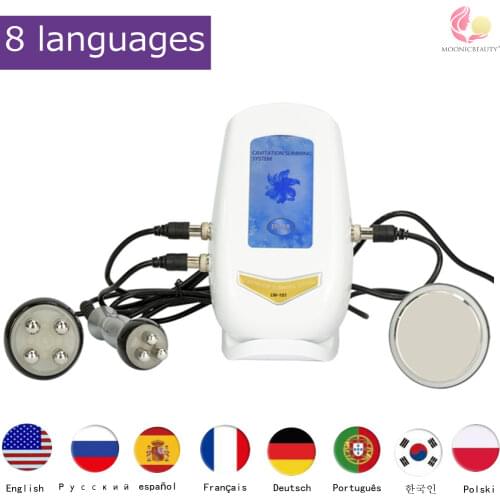 40K Cavitation Ultrasonic Weight Loss Skin Rejuvenation Multipolar RF Body Slimming Skin Tighten Anti-wrinkle